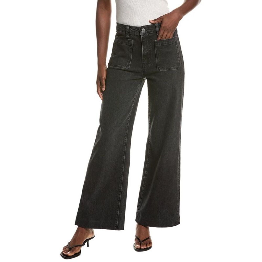 Frame Denim Womens Frame The Refined Vector Wide Leg Jean